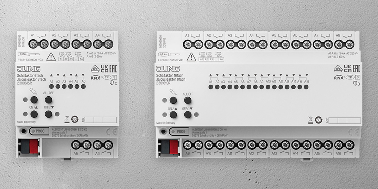 KNX Schalt- und Jalousieaktoren bei Elektro Jung GmbH in Großkrotzenburg