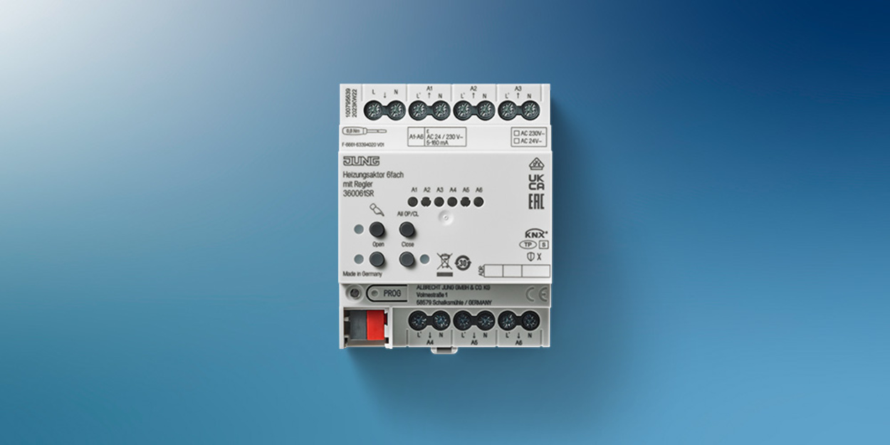 KNX Heizungsaktor 6-fach bei Elektro Jung GmbH in Großkrotzenburg