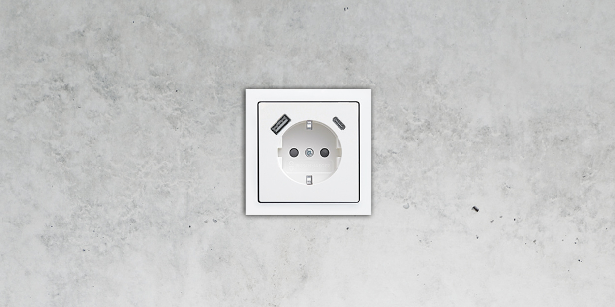 SCHUKO® USB-Steckdose bei Elektro Jung GmbH in Großkrotzenburg