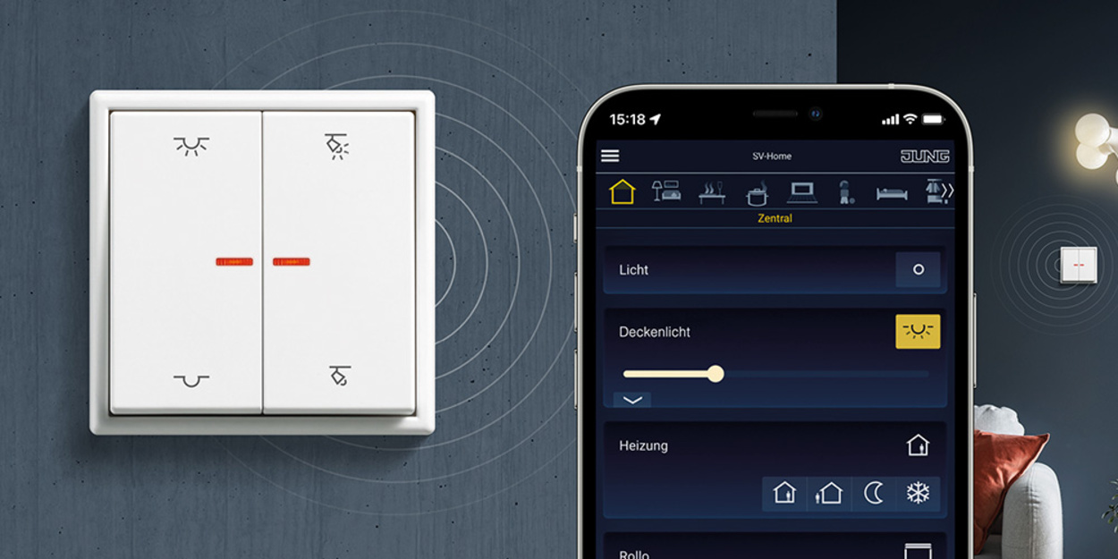 KNX RF Taster bei Elektro Jung GmbH in Großkrotzenburg