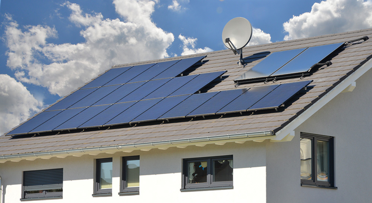 Photovoltaik bei Elektro Jung GmbH in Großkrotzenburg